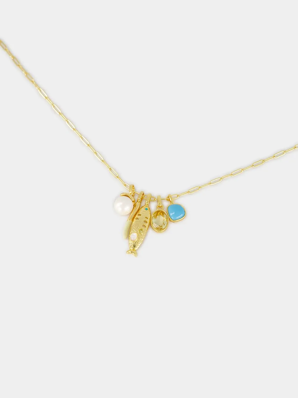 Sardina Charm Necklace sold by Fashion Clinic product image thumbnail 3