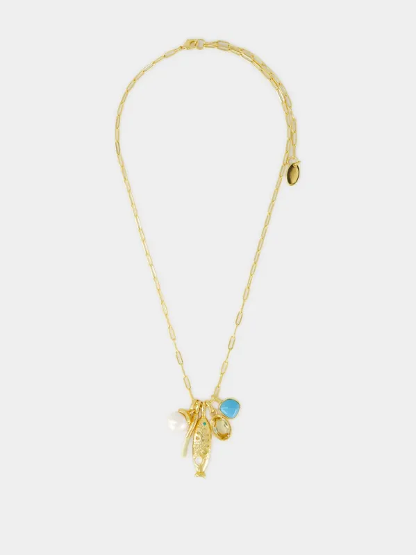 Sardina Charm Necklace sold by Fashion Clinic