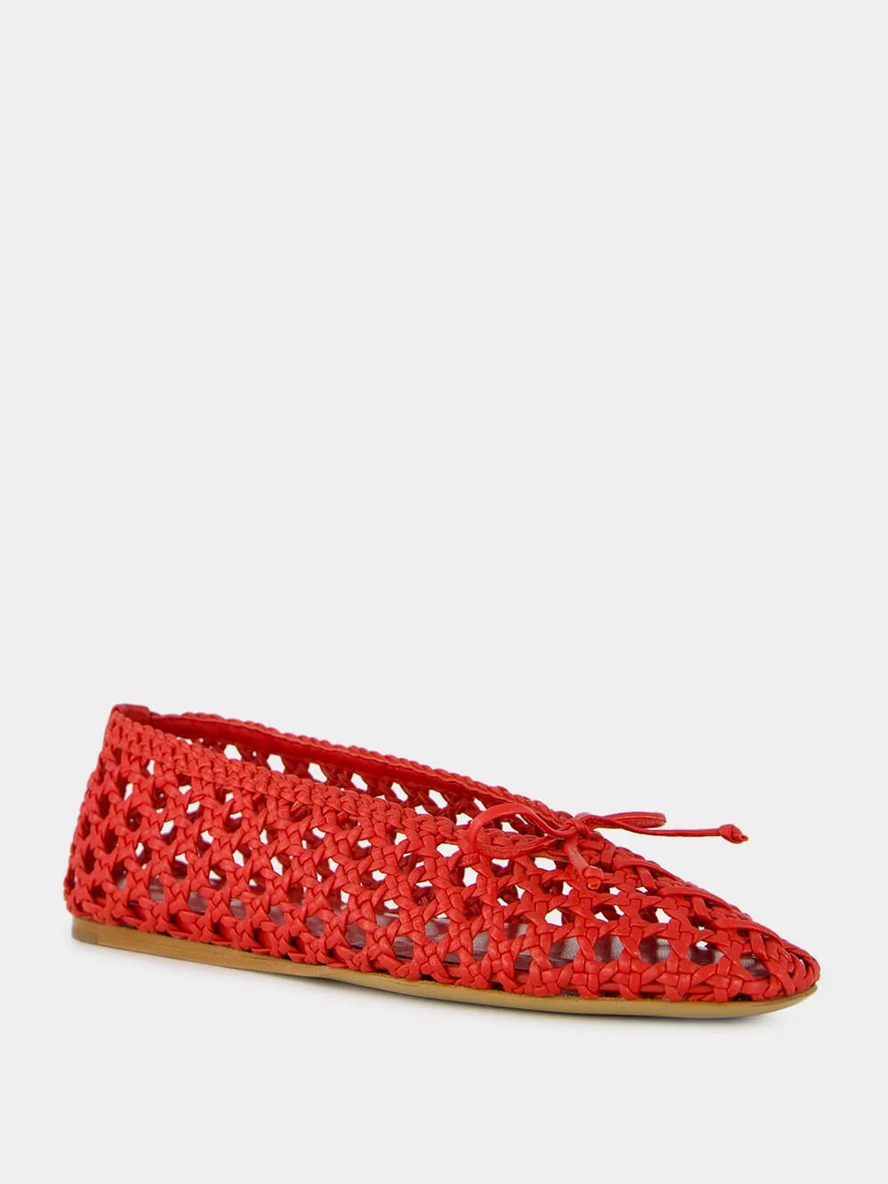 Regency Slipper in Crimson Woven Leather sold by Fashion Clinic product image thumbnail 2