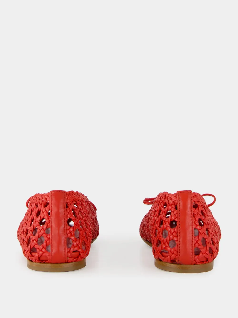 Regency Slipper in Crimson Woven Leather sold by Fashion Clinic product image thumbnail 5