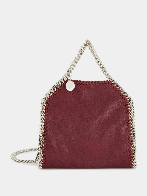 Falabella Tiny Shoulder Bag in Plum sold by Fashion Clinic