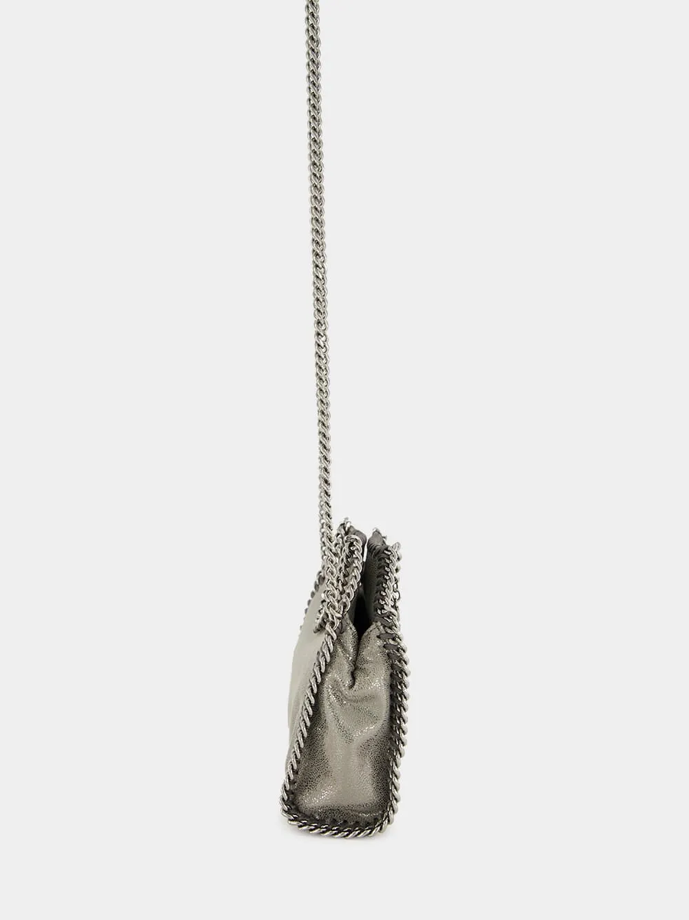 Falabella Tiny Shoulder Bag in Steel Grey sold by Fashion Clinic product image thumbnail 4