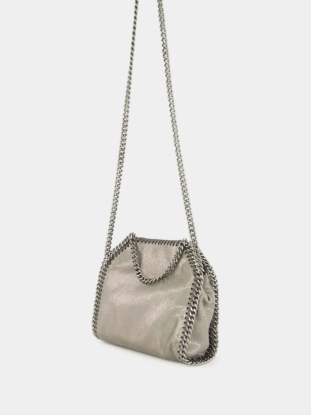 Falabella Tiny Shoulder Bag in Steel Grey sold by Fashion Clinic product image thumbnail 5