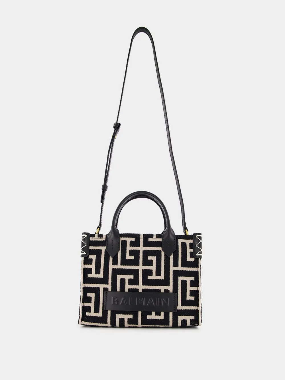 B-Army Monogrammed Jacquard Tote Bag sold by Fashion Clinic product image thumbnail 3