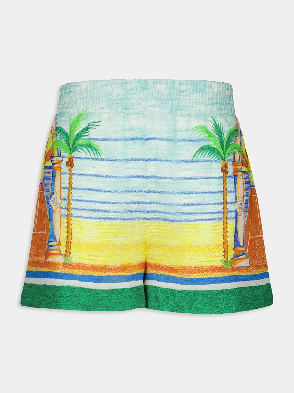 Day of Victory Linen Shorts sold by Fashion Clinic