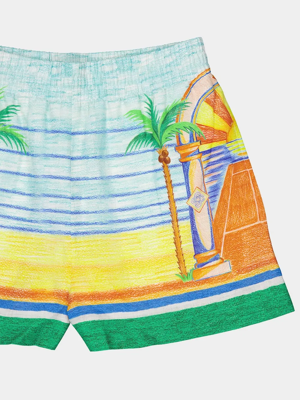 Day of Victory Linen Shorts sold by Fashion Clinic product image thumbnail 5