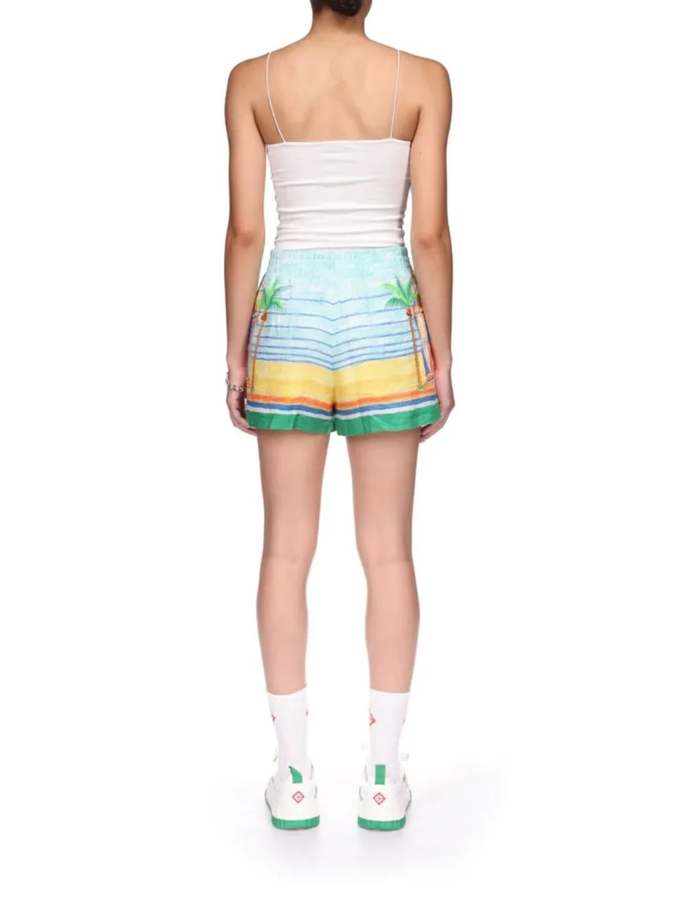 Day of Victory Linen Shorts sold by Fashion Clinic product image thumbnail 4