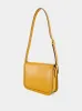 Golden Leather Shoulder Bag 9to5 sold by Fashion Clinic