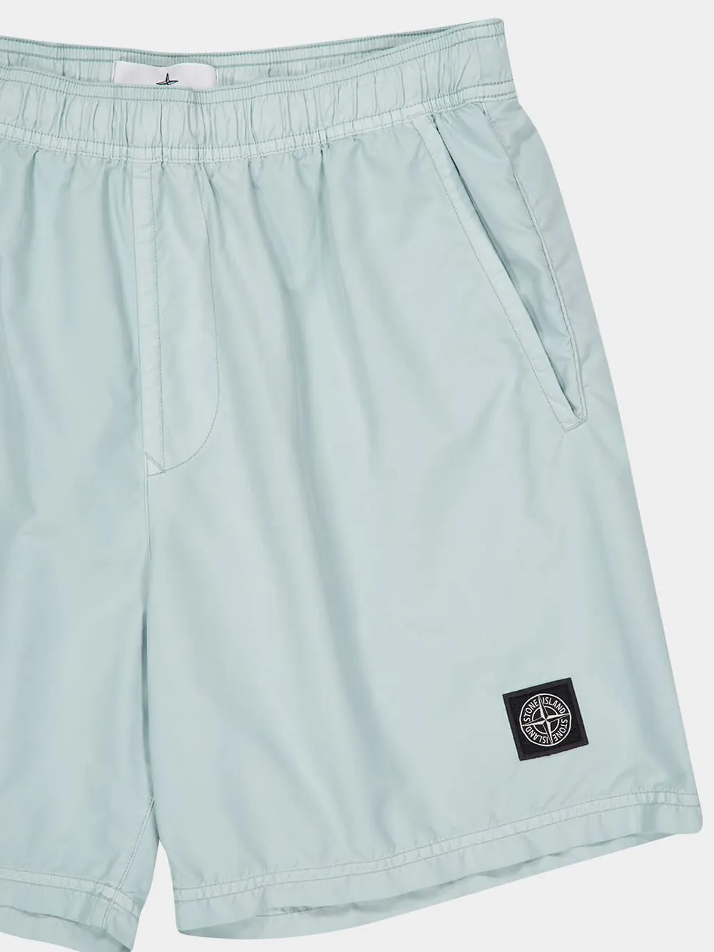 Grey Green Mid-Length Swim Trunks sold by Fashion Clinic product image thumbnail 3