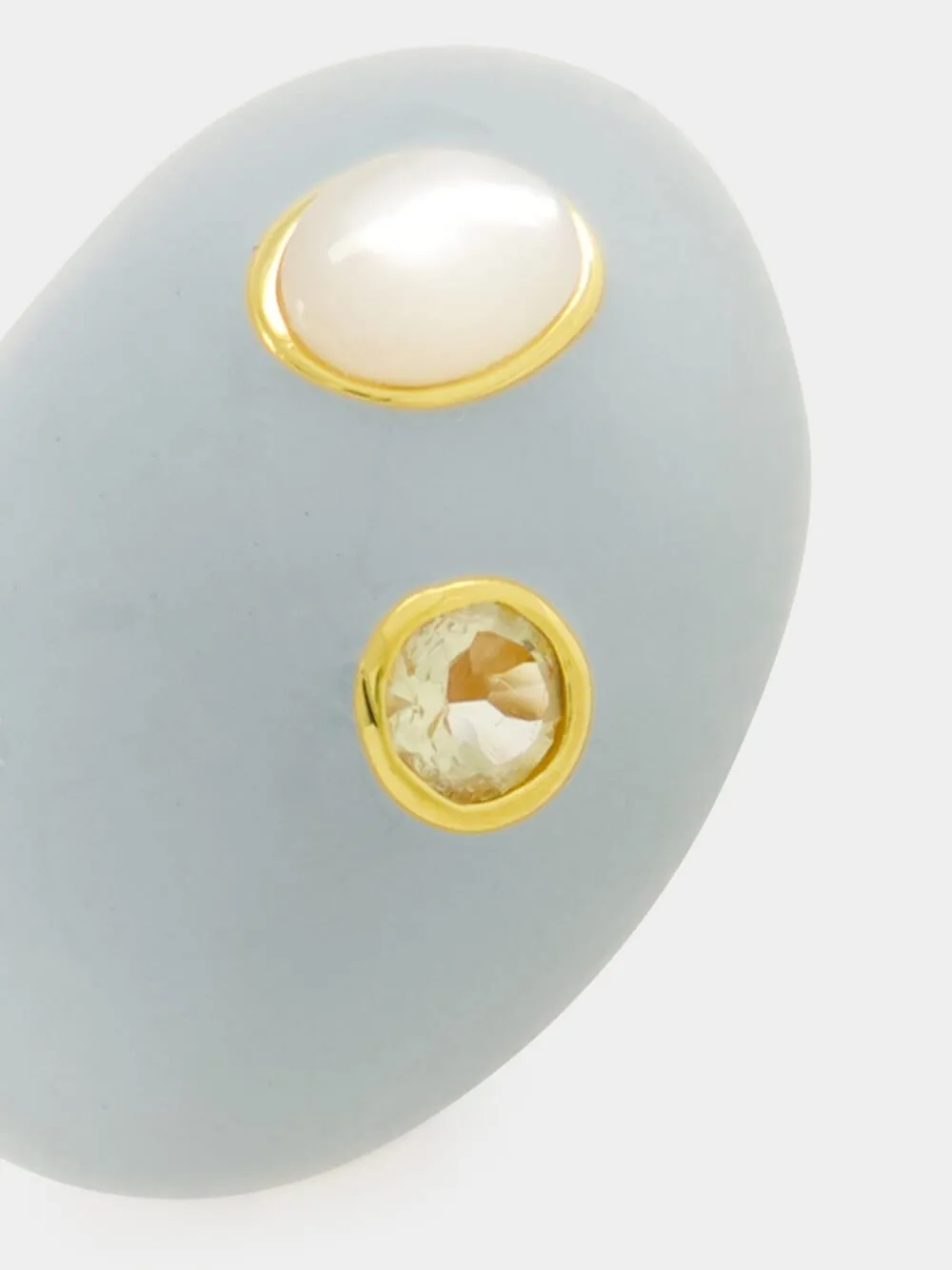 Blue Arpin Studded Mist Mini Earrings sold by Fashion Clinic product image thumbnail 3