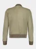 Pale Matcha Suede Bomber Jacket sold by Fashion Clinic