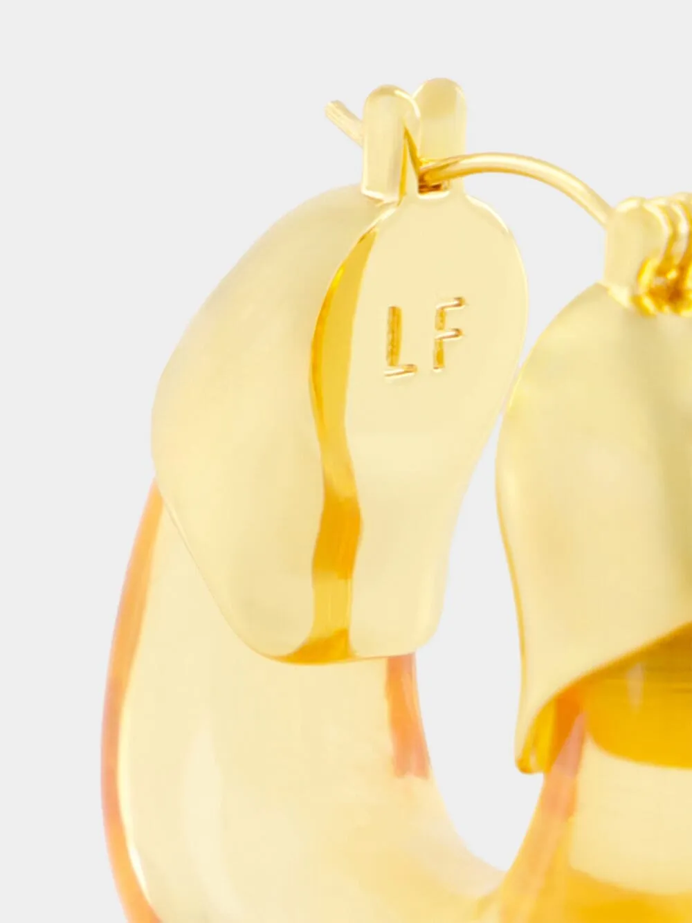 Organic Hoops in Honey sold by Fashion Clinic product image thumbnail 3