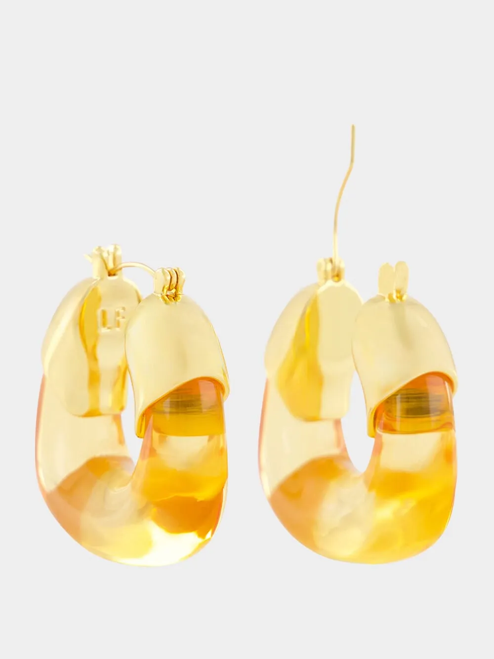 Organic Hoops in Honey sold by Fashion Clinic product image thumbnail 2