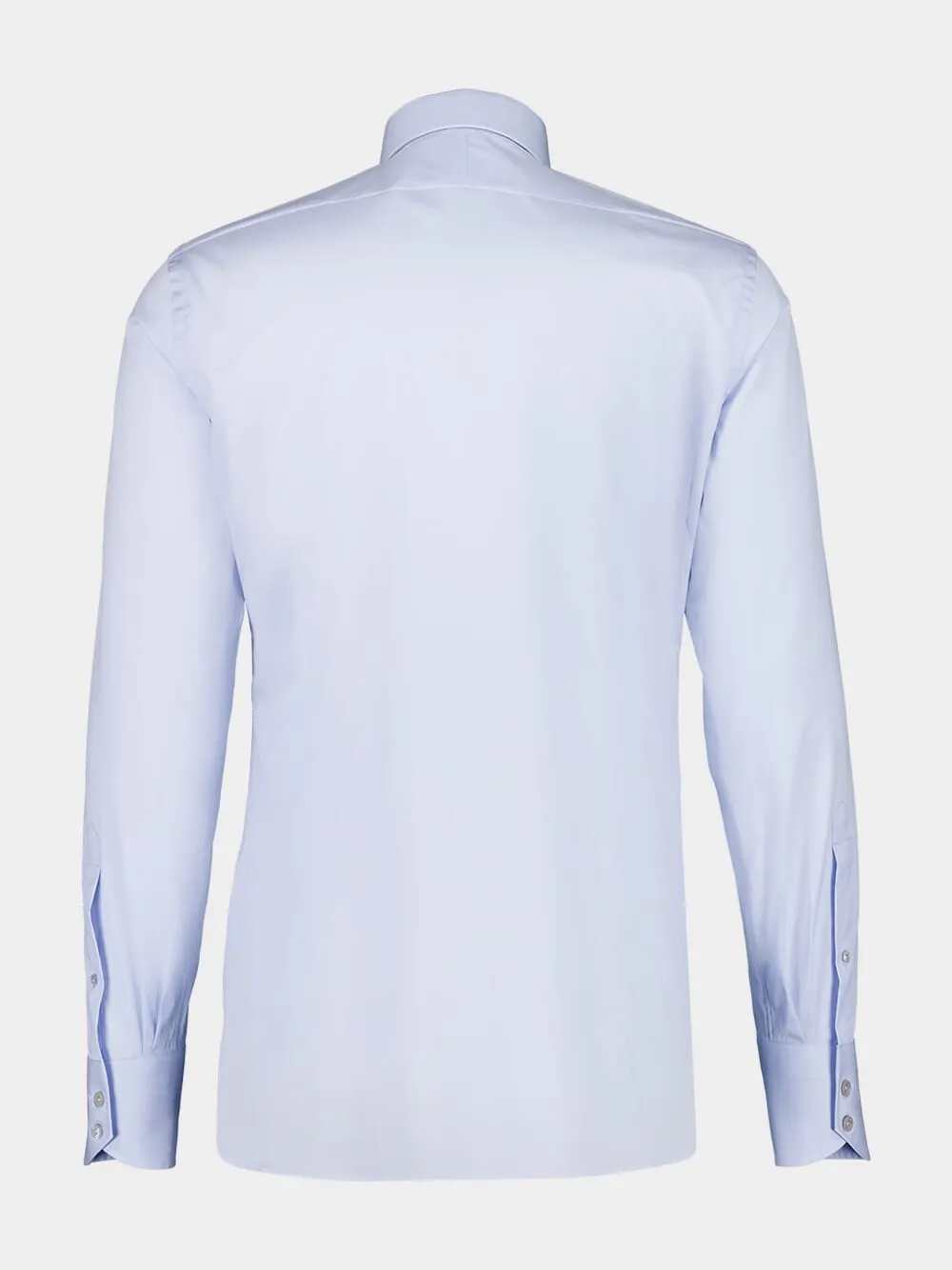 Light Blue Slim Fit Poplin Shirt sold by Fashion Clinic product image thumbnail 2