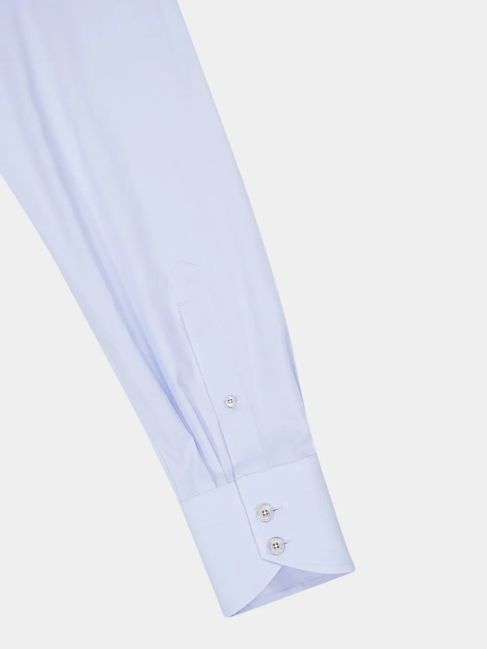 Light Blue Slim Fit Poplin Shirt sold by Fashion Clinic product image thumbnail 5