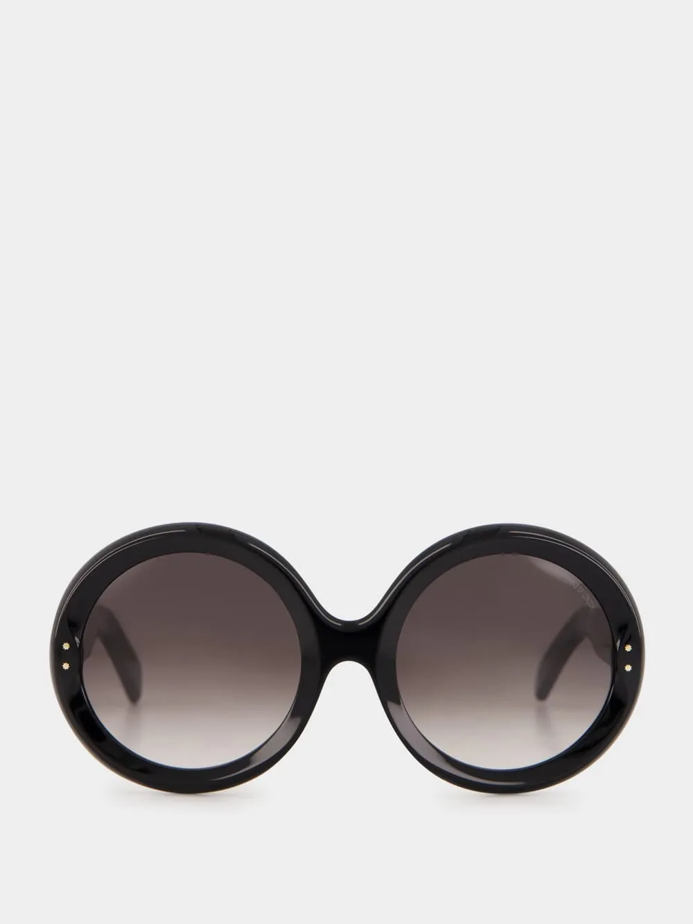 Black Round Sunglasses sold by Fashion Clinic product image thumbnail 2