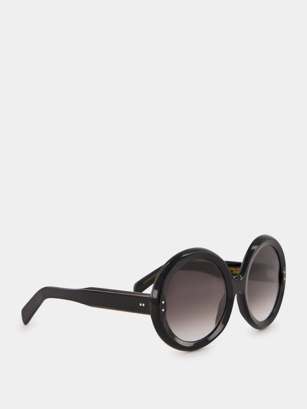 Black Round Sunglasses sold by Fashion Clinic product image thumbnail 3