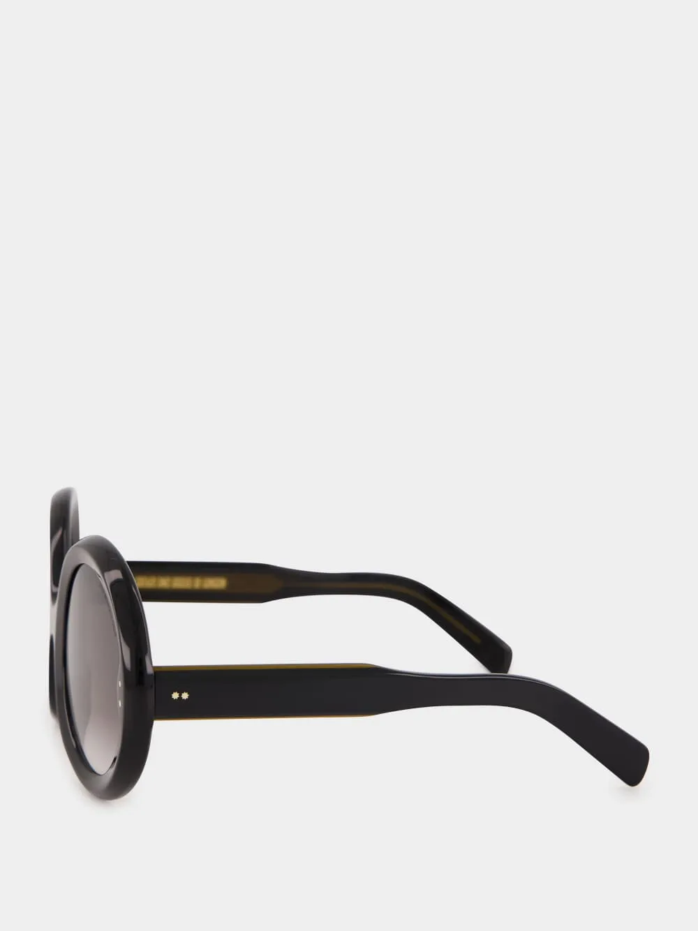 Black Round Sunglasses sold by Fashion Clinic product image thumbnail 4