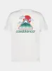 White Montagne Ondulée T-Shirt sold by Fashion Clinic