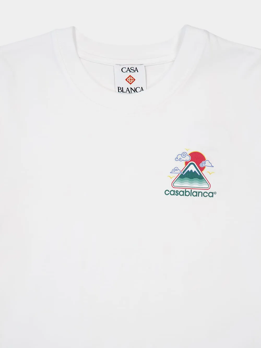 White Montagne Ondulée T-Shirt sold by Fashion Clinic product image thumbnail 3