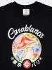 Black Mushroom Emblem Print T-Shirt sold by Fashion Clinic