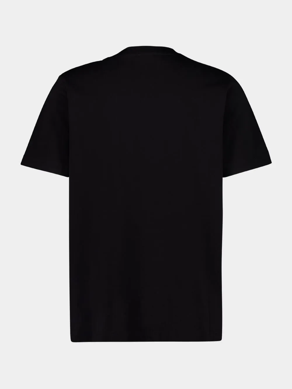 Black Mushroom Emblem Print T-Shirt sold by Fashion Clinic product image thumbnail 2