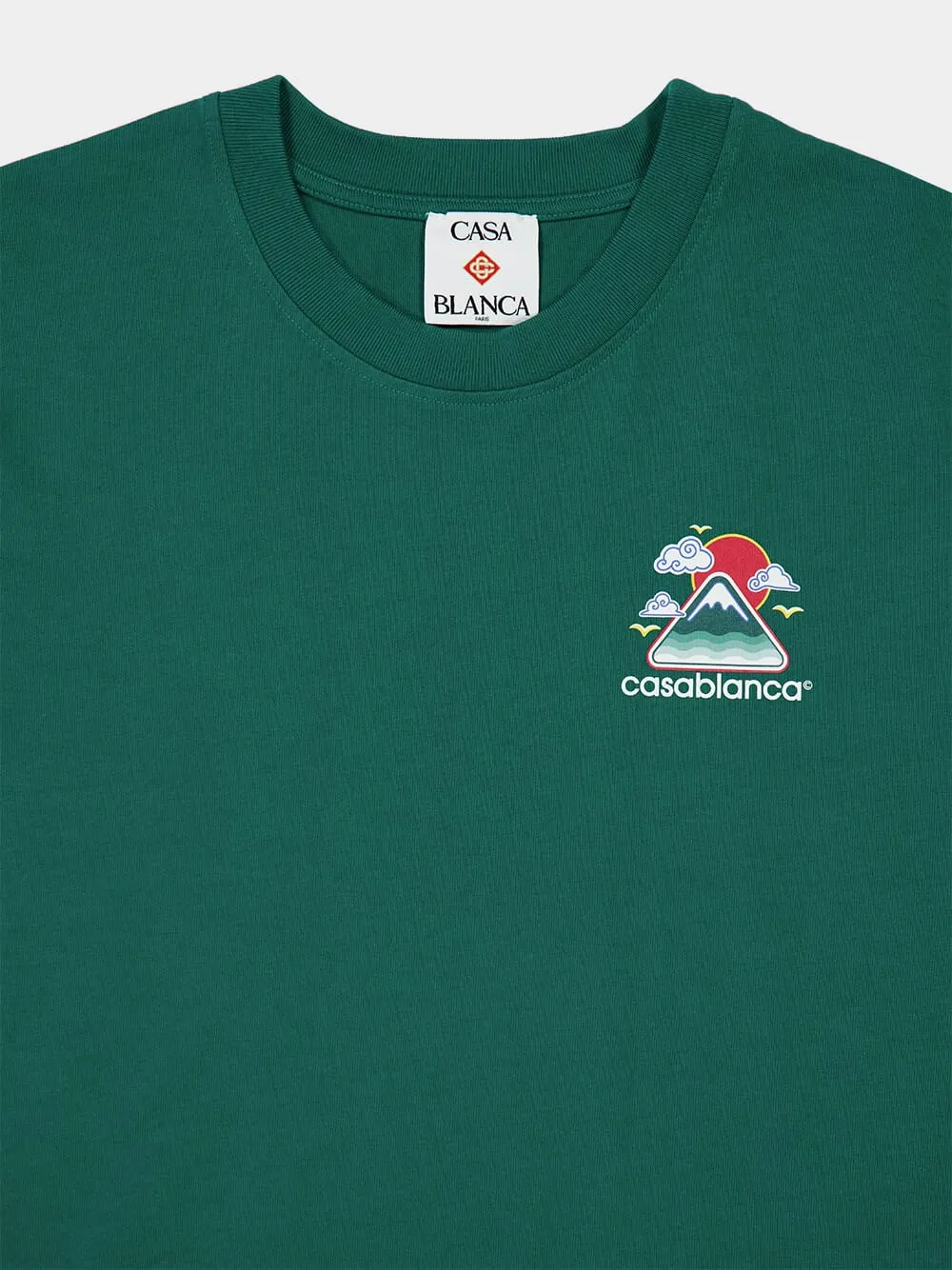 Green Montagne Ondulée T-Shirt sold by Fashion Clinic product image thumbnail 3
