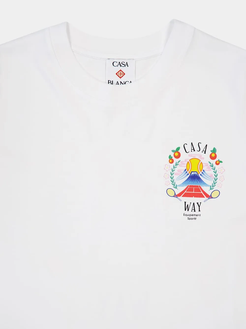 White Casa Way Mountain T-Shirt sold by Fashion Clinic product image thumbnail 3