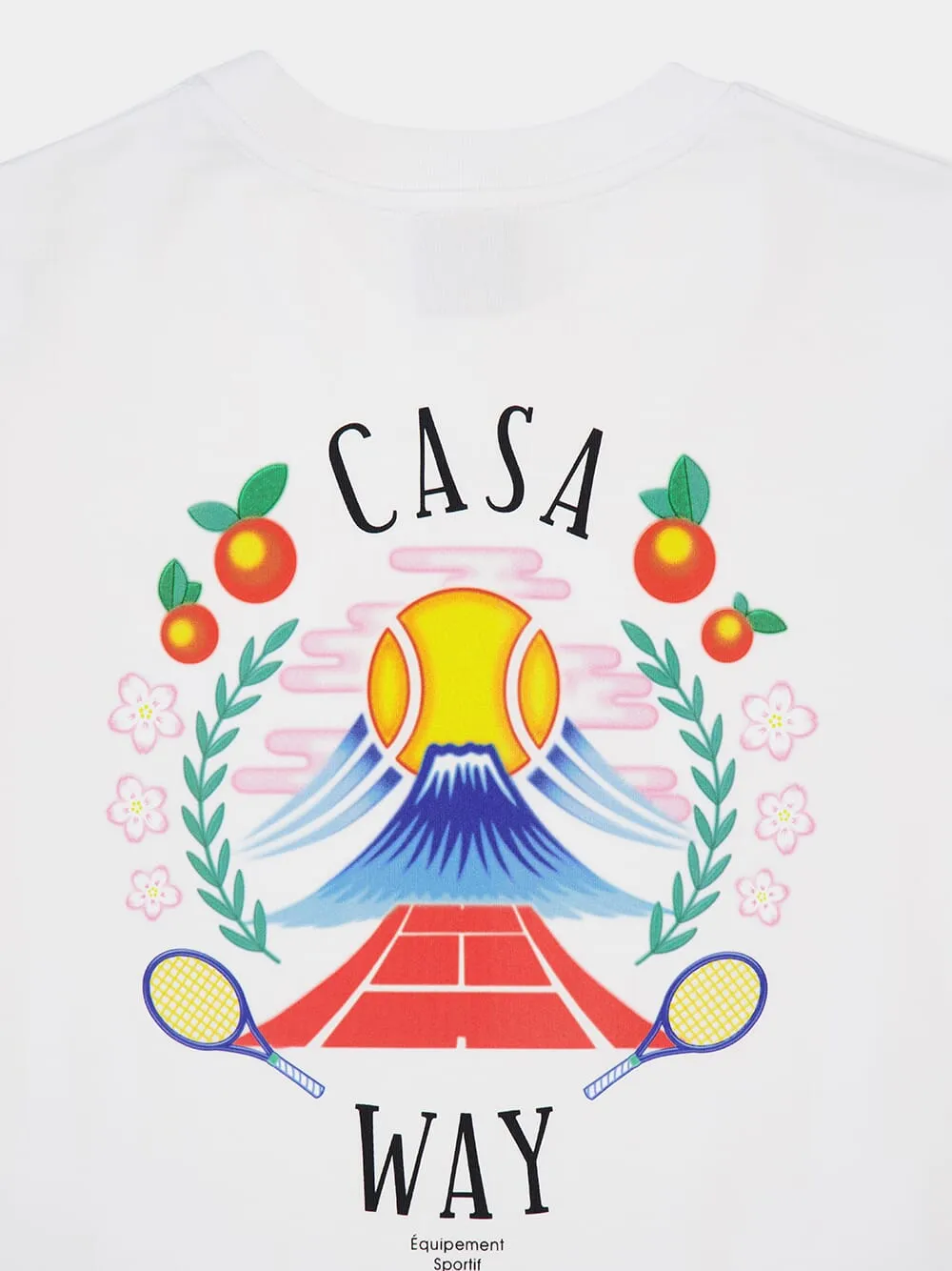 White Casa Way Mountain T-Shirt sold by Fashion Clinic product image thumbnail 4