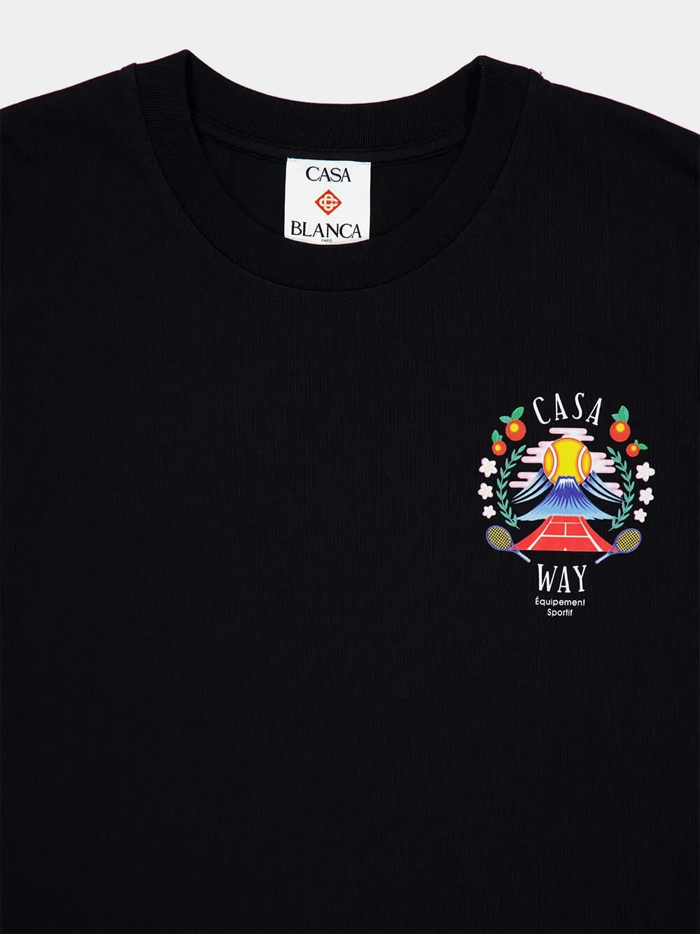 Black Casa Way Mountain T-Shirt sold by Fashion Clinic product image thumbnail 3