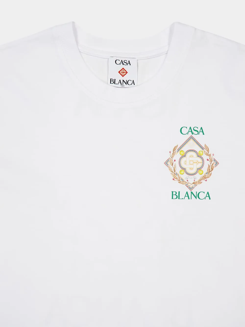 White Championship Diamond Print T-Shirt sold by Fashion Clinic product image thumbnail 3