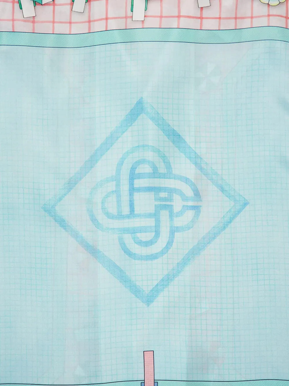 Copacabana Pink Silk Twill Cuban Shirt sold by Fashion Clinic product image thumbnail 4