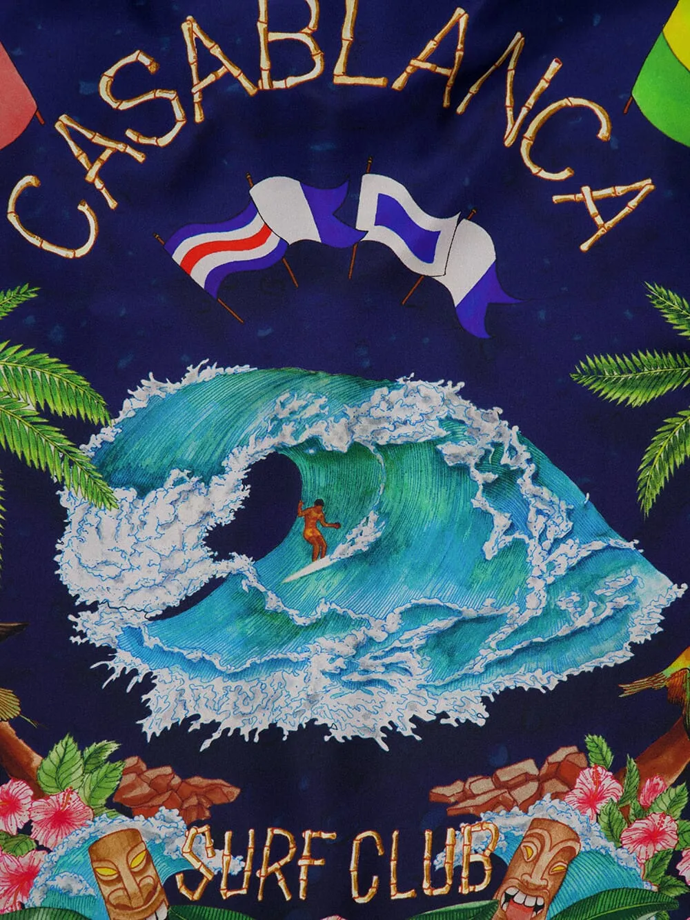 Surf Club Midnight Silk Shirt sold by Fashion Clinic product image thumbnail 4