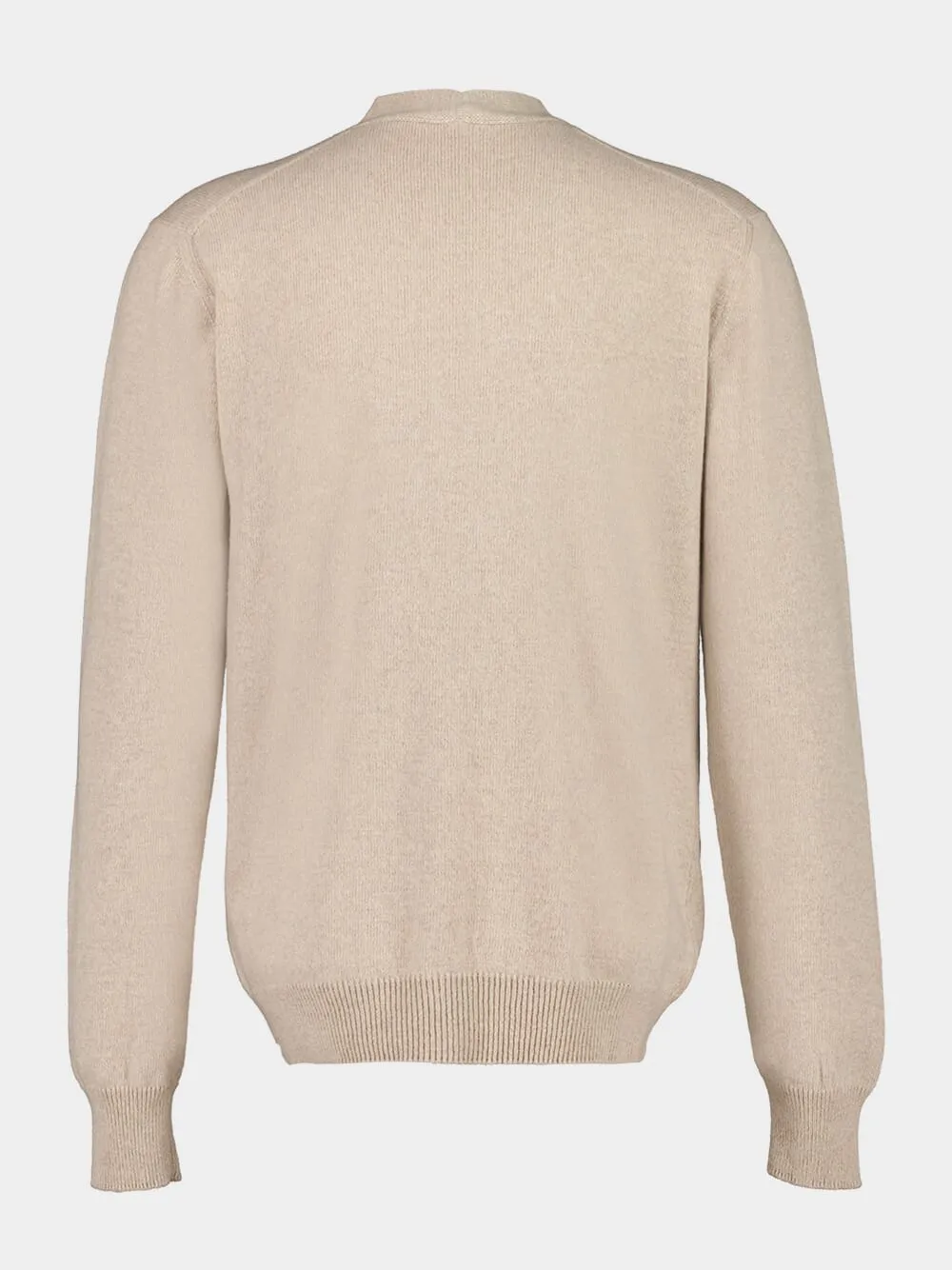 Light Beige Cashmere Buttoned Cardigan sold by Fashion Clinic product image thumbnail 2