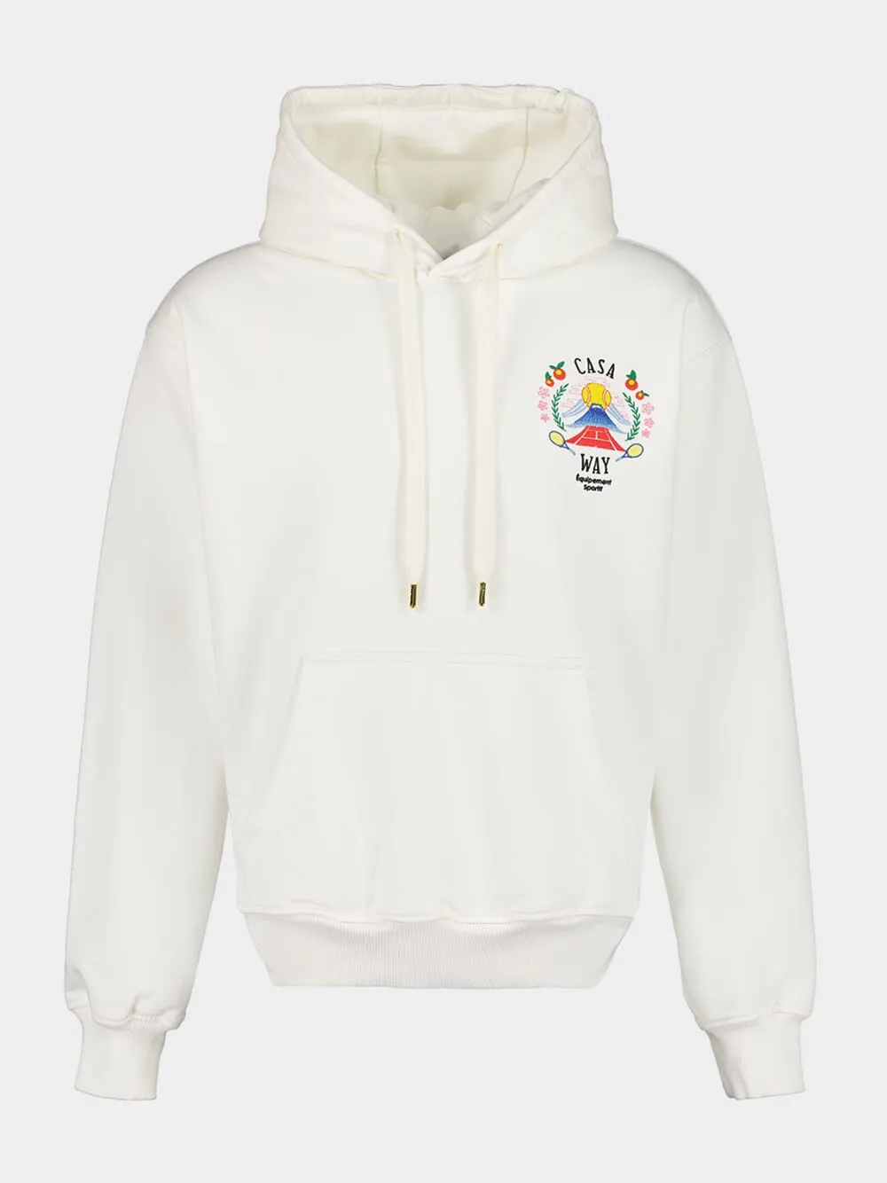 White Casa Way Mountain Sweatshirt sold by Fashion Clinic