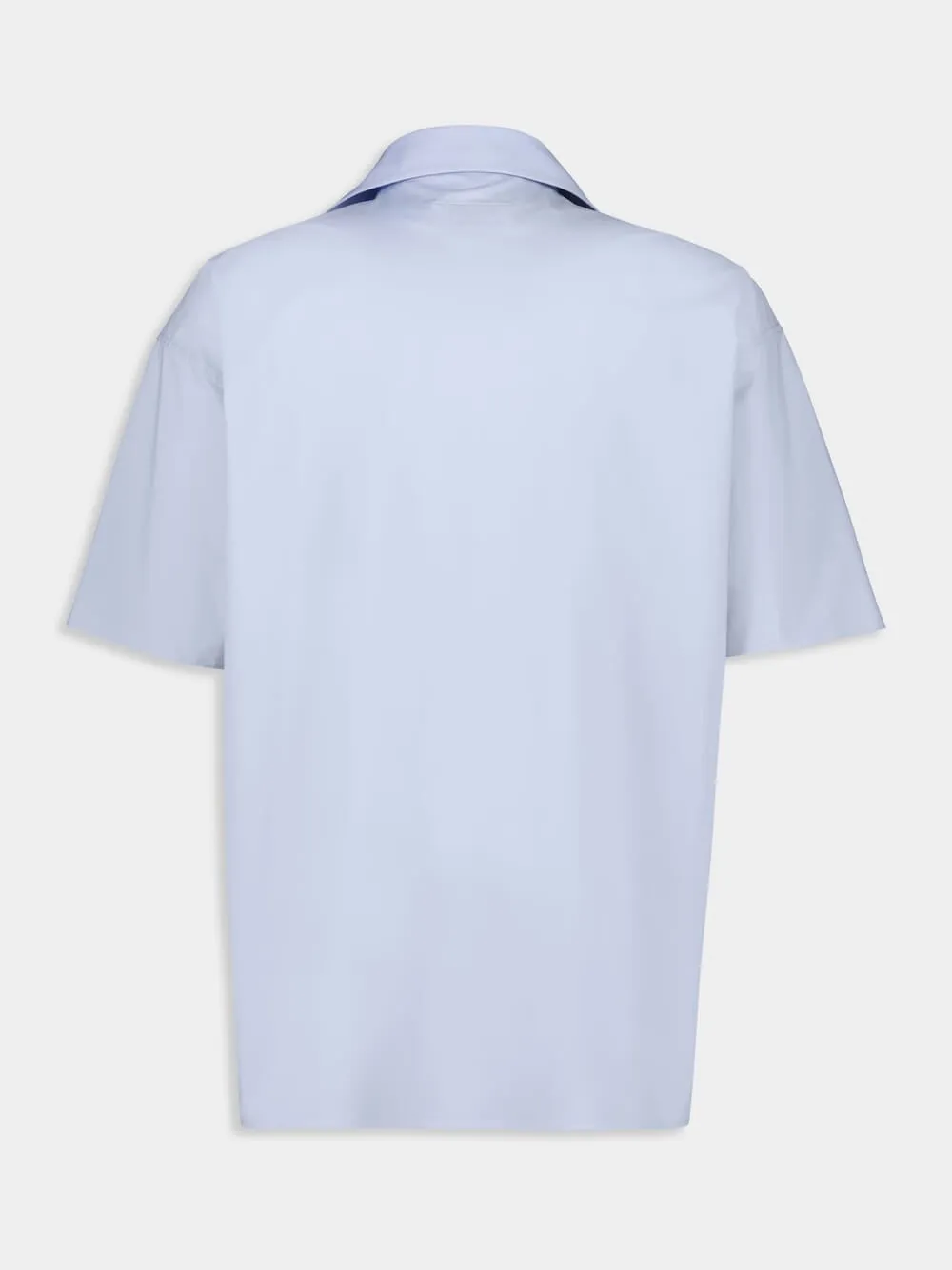 Light Blue Cotton Logo Shirt sold by Fashion Clinic product image thumbnail 2