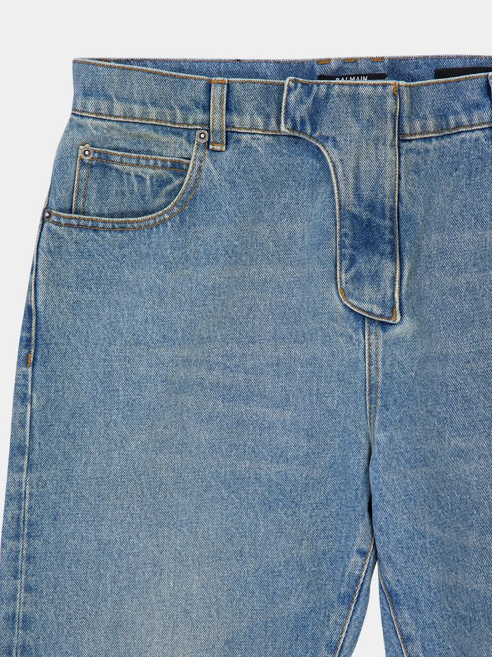 Blue Regular-Fit Denim Jeans sold by Fashion Clinic product image thumbnail 5