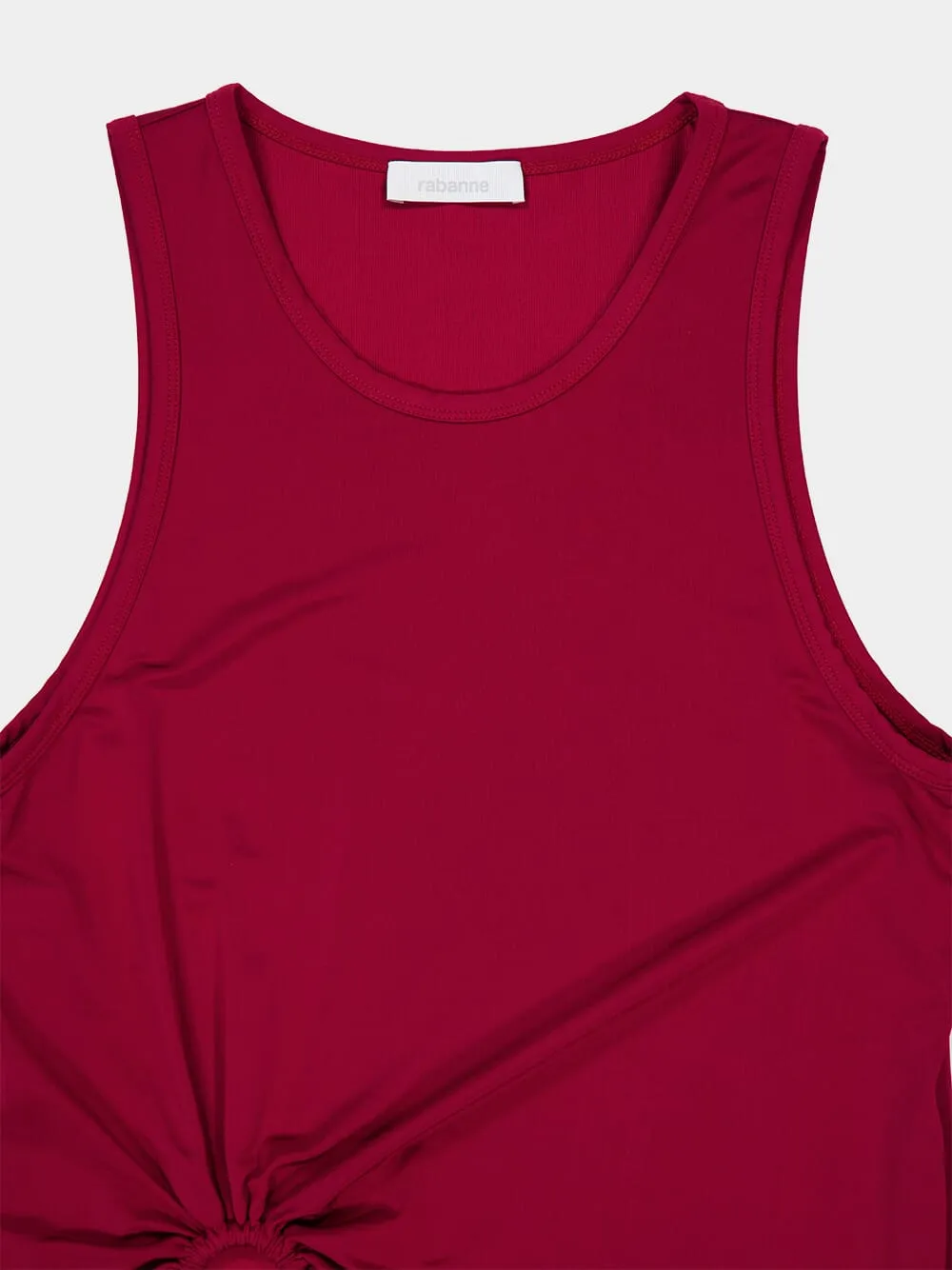 Ruby Red Jersey Tank Top sold by Fashion Clinic product image thumbnail 4