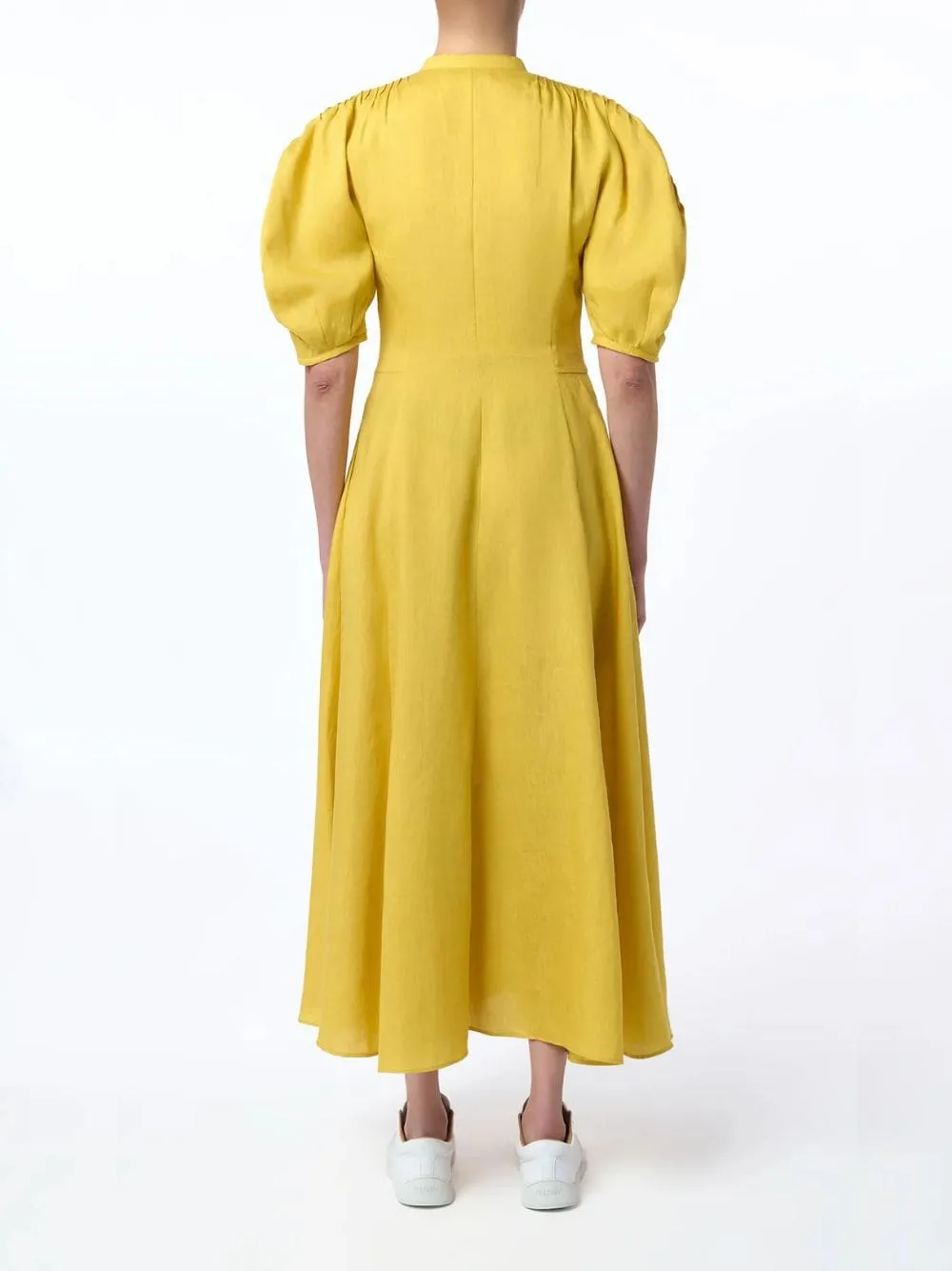 Goldenrod Arabella Linen Shirtdress sold by Fashion Clinic product image thumbnail 4