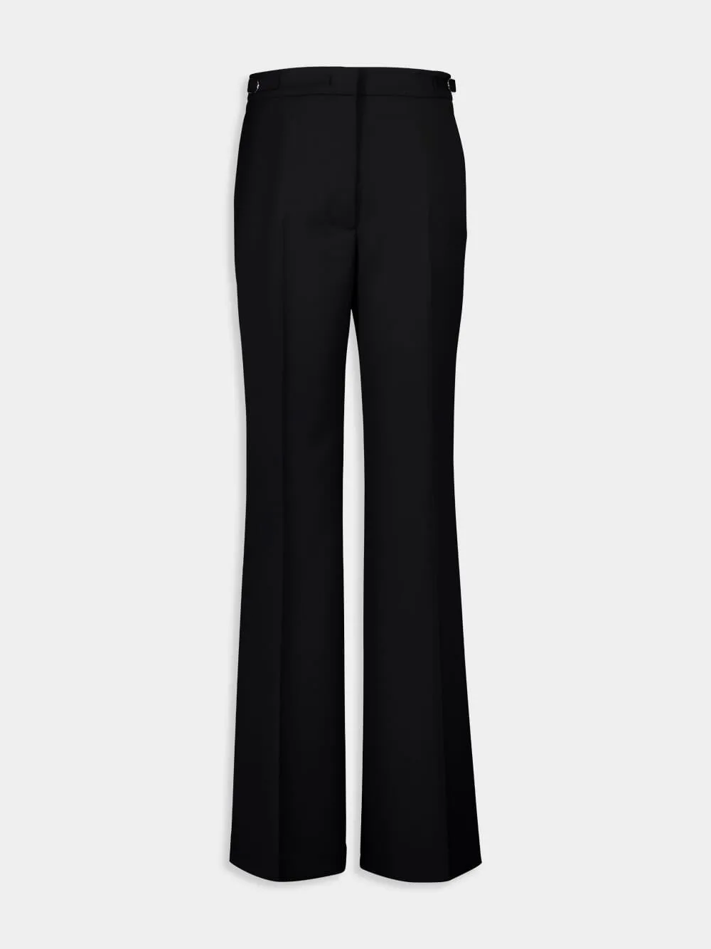 Black Vesta Flared Trousers sold by Fashion Clinic