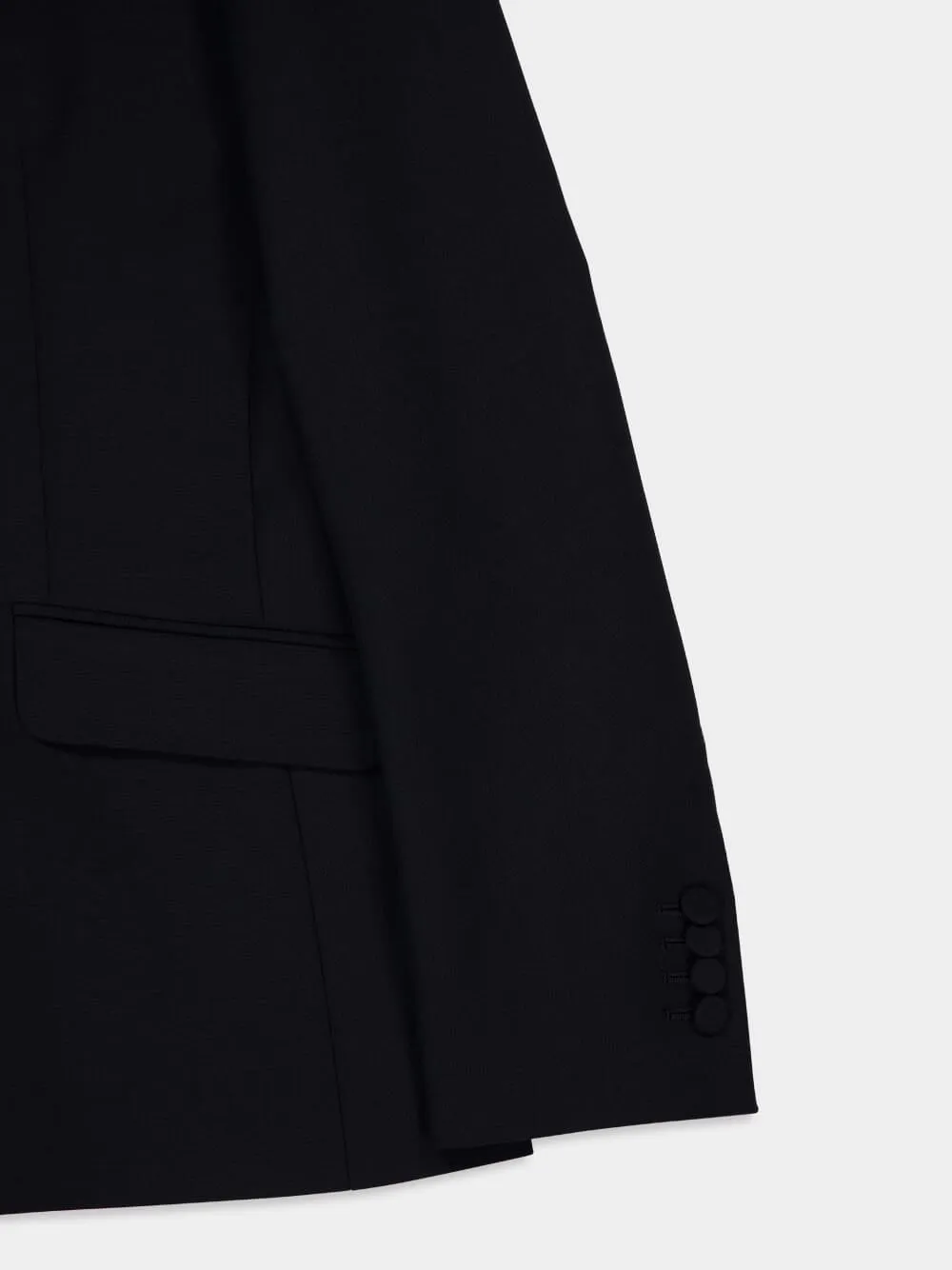 Black Leiva Wool Blazer sold by Fashion Clinic product image thumbnail 4