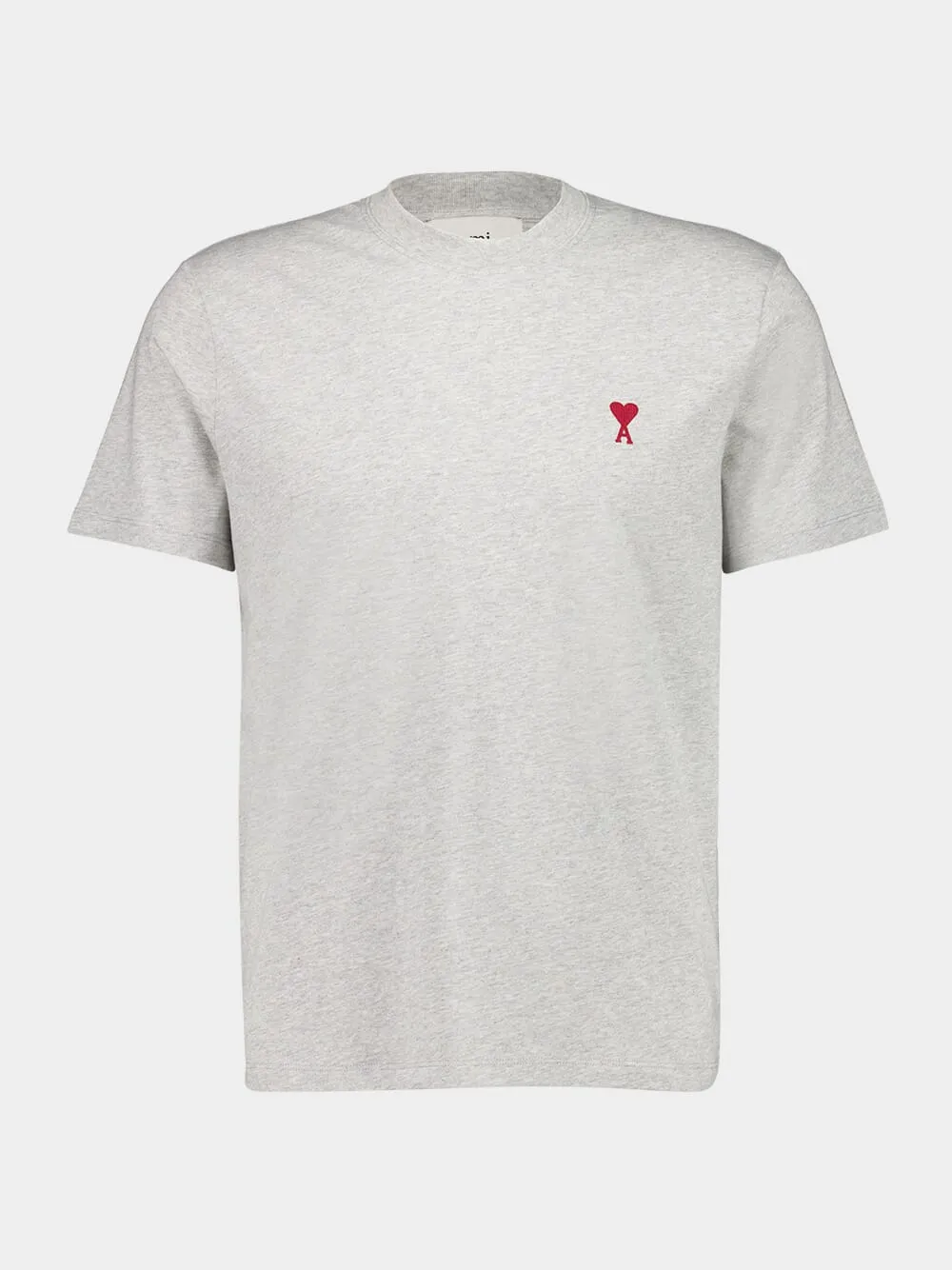 Grey Cotton Embroided T-Shirt sold by Fashion Clinic