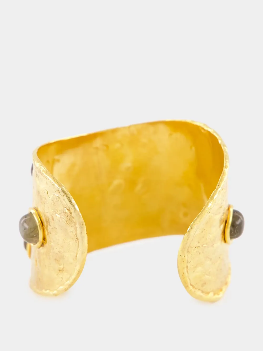 Gold Flow II Labradorite Cuff Bracelet sold by Fashion Clinic product image thumbnail 3