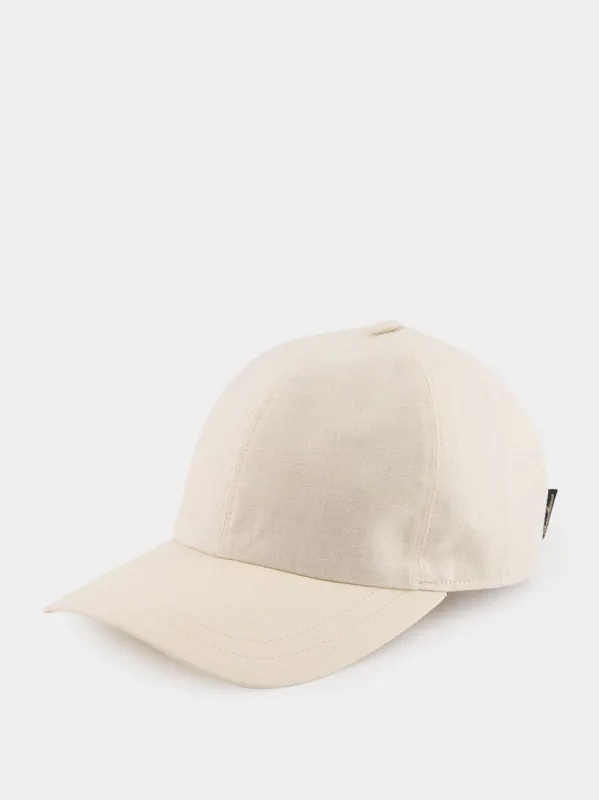 White Hiker Baseball Cap sold by Fashion Clinic