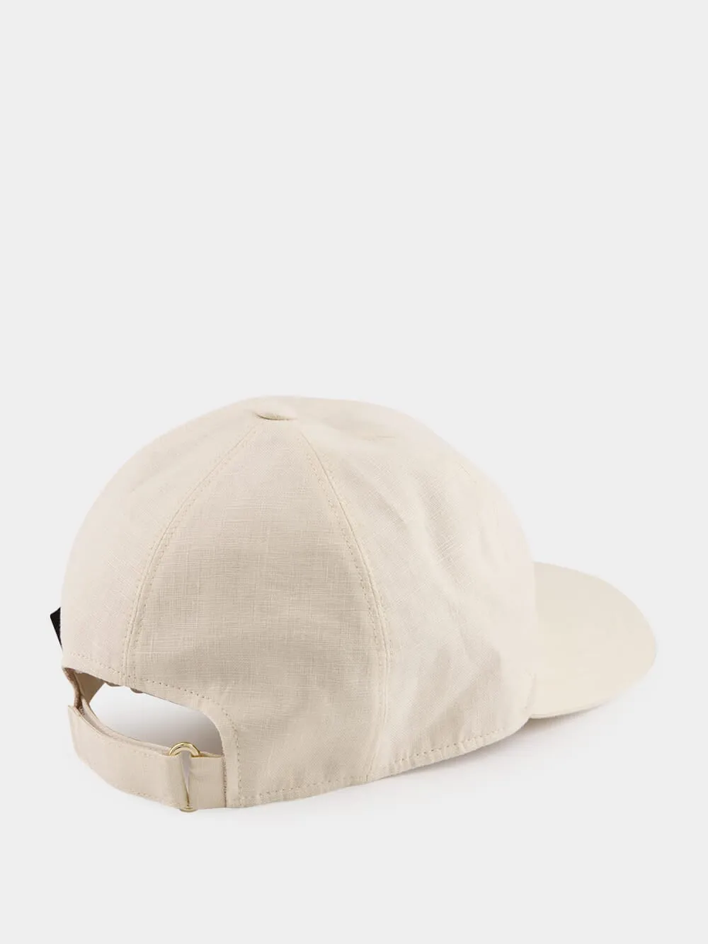 White Hiker Baseball Cap sold by Fashion Clinic product image thumbnail 2