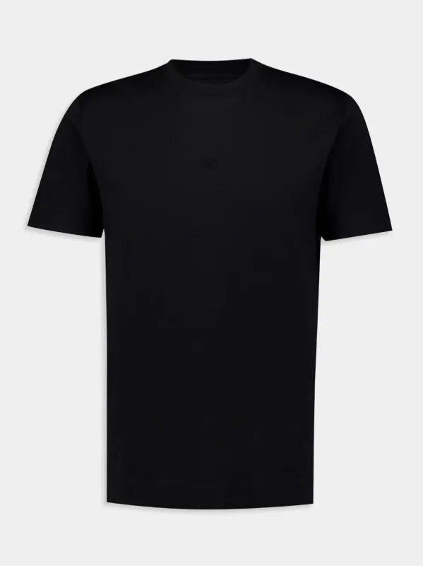 4G Embroidery Black T-Shirt sold by Fashion Clinic