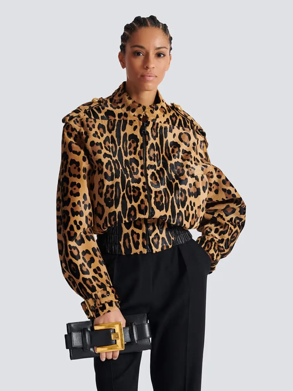 Black Anthem Calfskin Clutch Bag sold by Fashion Clinic product image thumbnail 2