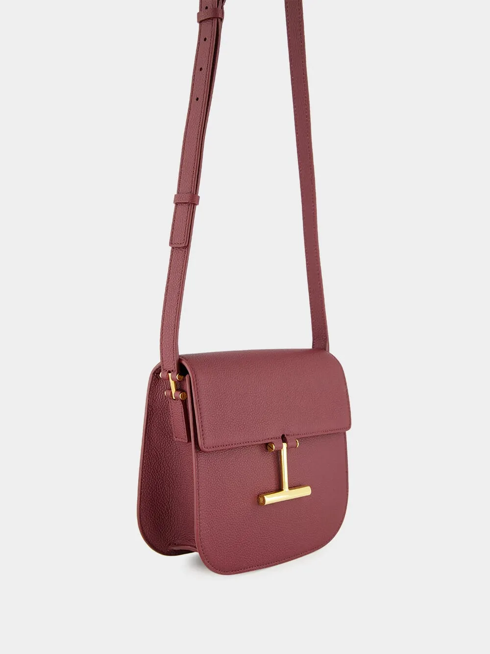 Tara Mini Crossbody in Red Plum Leather sold by Fashion Clinic product image thumbnail 3