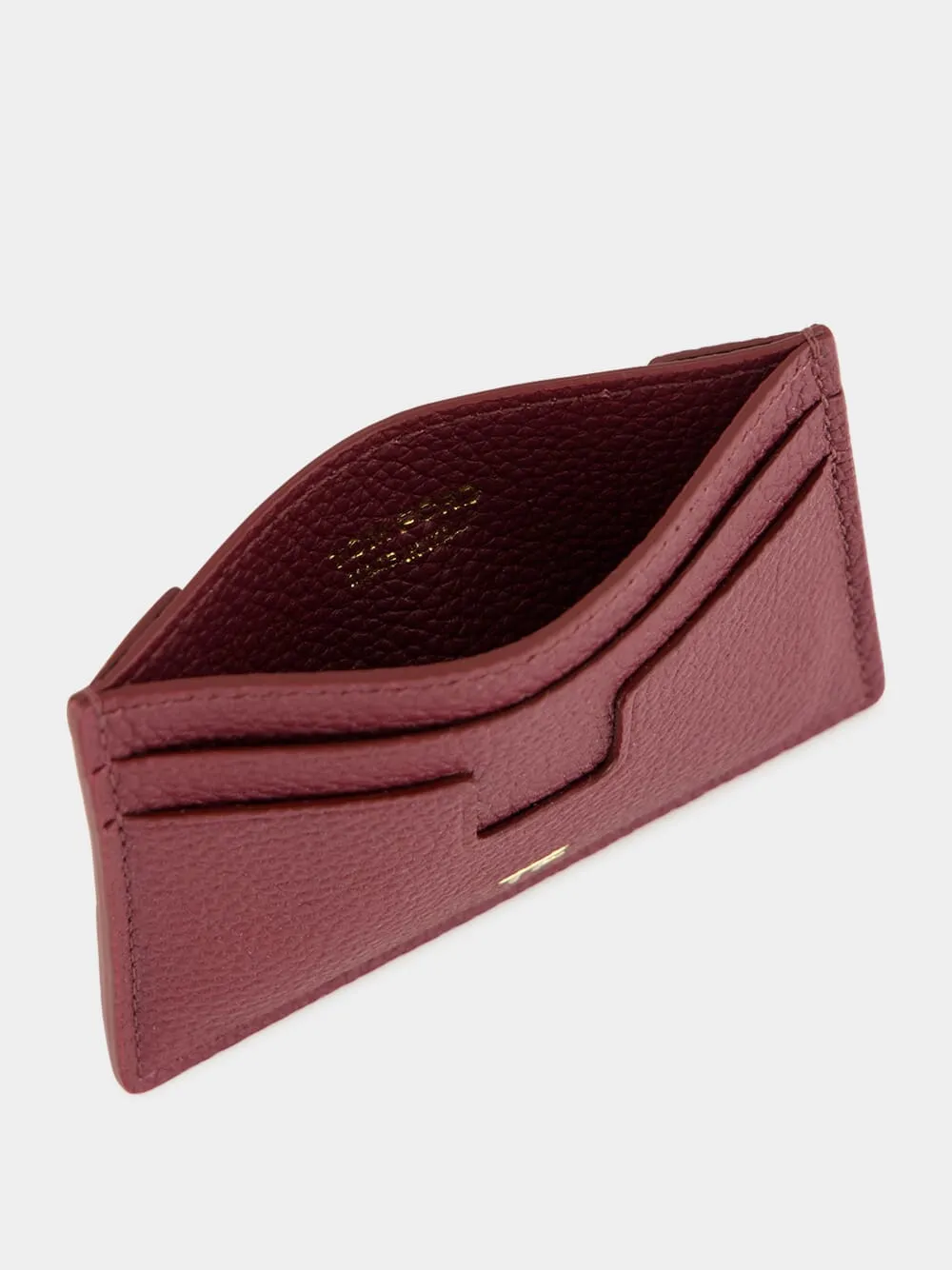 Red Plum Leather Card Holder sold by Fashion Clinic product image thumbnail 3