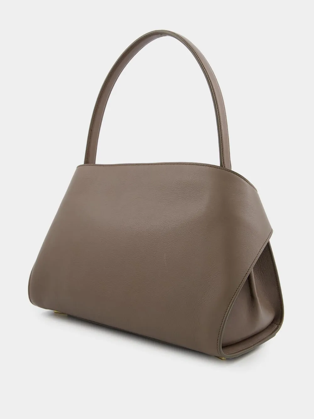 Clay Flame Red Small Hug Soft Leather Handbag sold by Fashion Clinic product image thumbnail 5